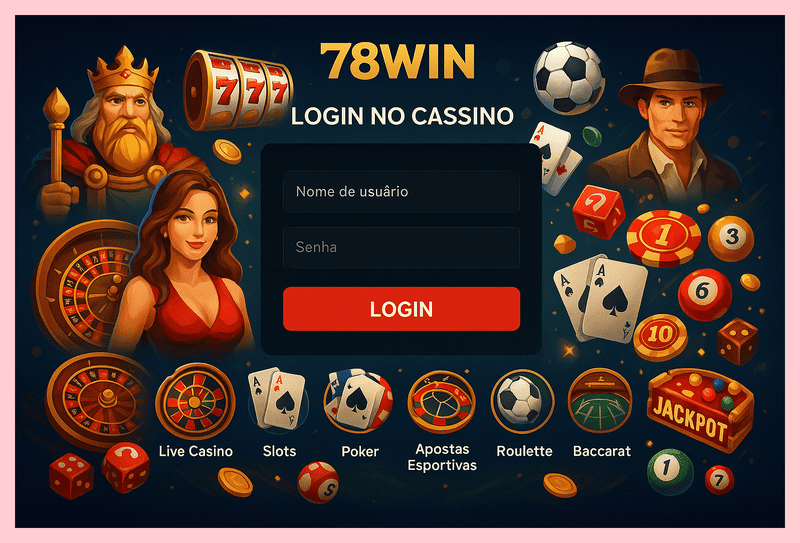 Criar uma nova Conta no plataforma 78WIN
